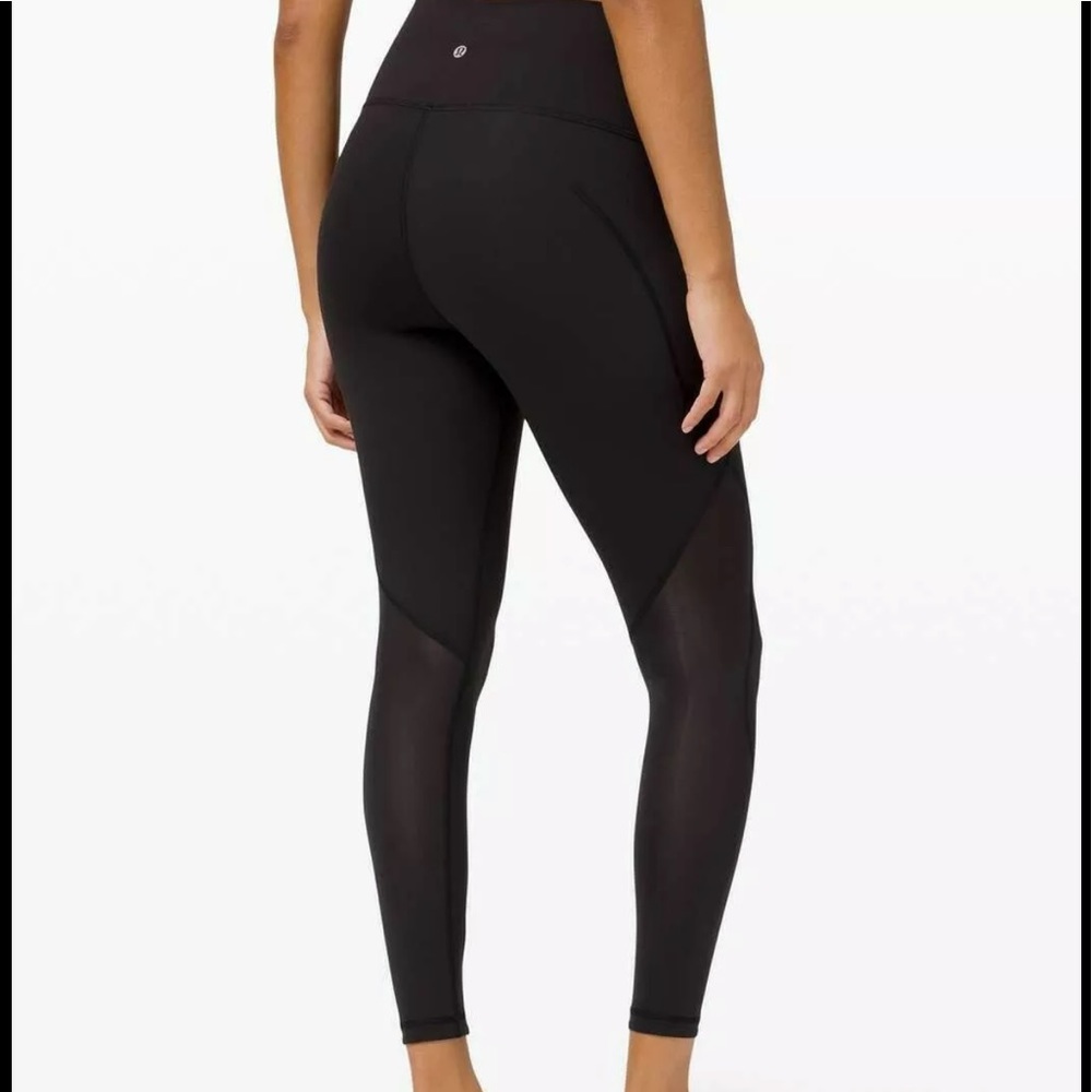 Lululemon Wunder Under HR Tight 25” Mesh Black 12